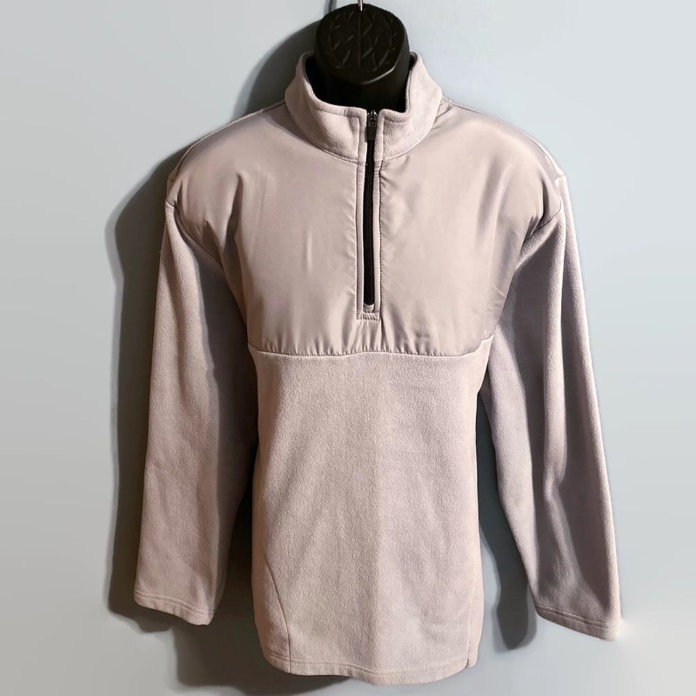 PGA Tour Men's Light Gray 1/4 Zip Sweatshirt
